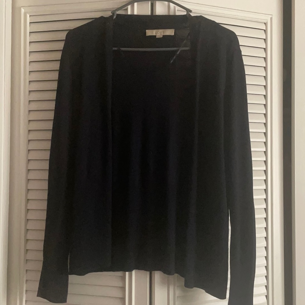 Navy Blue Loft Cardigan